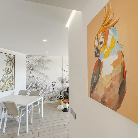 Ocean Garden Sunset View